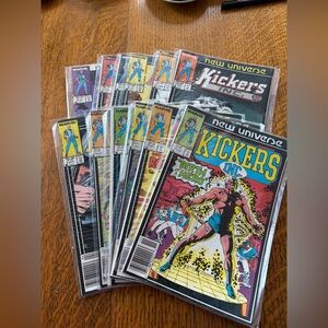 Vintage 12 issue complete set Marvel New Universe kickers Comic
